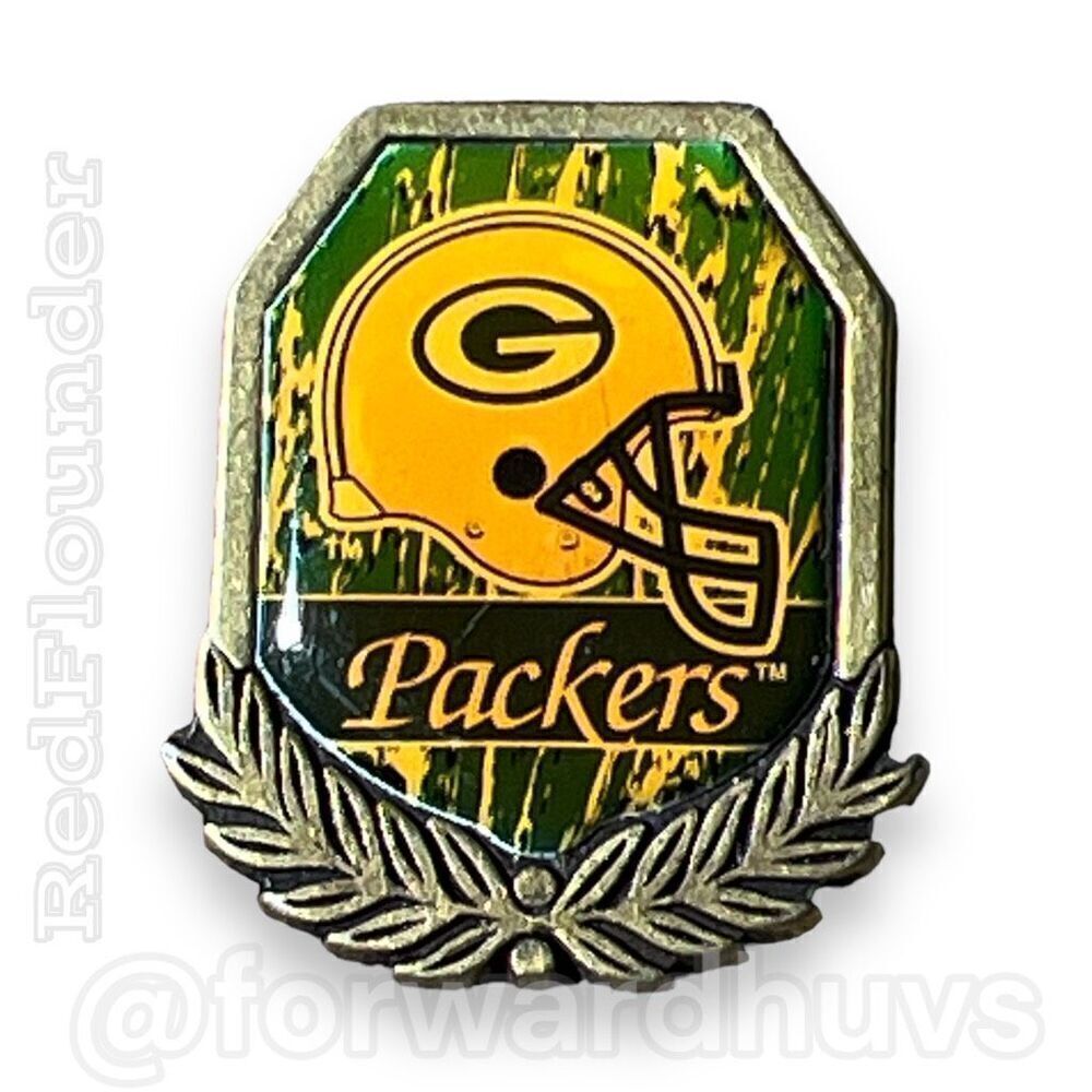Vintage Green Bay Packers 1990s Bronze Pin - One of Two Available